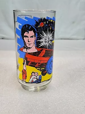 Vintage 1978 PEPSI DC COMICS SUPERMAN The Movie -  KAL-EL Comes To Earth  Glass • $15