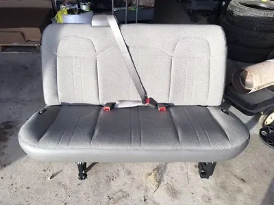 Chevy Express Van Gray Cloth 3 Passenger Bench Seat 2011-2024 - Oem • $269.95