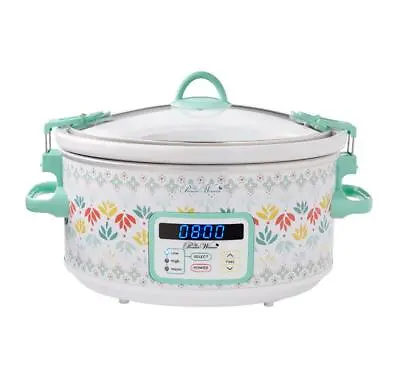 Meandering Geo 6-Quart Digital Slow Cooker • $30.13