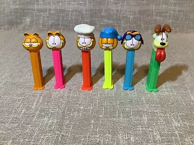 Vintage PEZ Dispensers Assorted Lot Of  5-Garfield’s  & Odie • $3.75