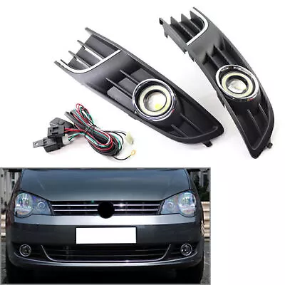 2 Pcs Car Front Side White LED Fog Lamp Light ABS For VW Polo 2011-2013 2012 • $54.63