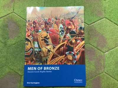 £9 • Buy Osprey Wargames MEN OF BRONZE ANCIENT GREEK HOPLITE BATTLES RULEBOOK