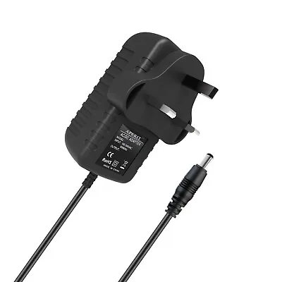 UK AC/DC 12V 1A 1000mA 100-240V AC 50/60Hz POWER SUPPLY ADAPTER CHARGER MAINS • £4.98