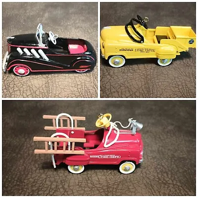 Hallmark Kiddie Car Christmas Ornament Lot Fire & Dump Trucks Auburn • $9.99