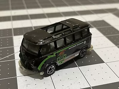 Matchbox VW Transporter Black Action Radar LOOSE • $6.95