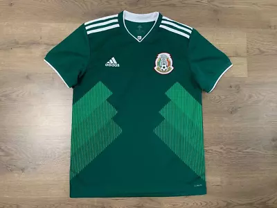 Mexico National Team 2017/2018 Home Football Shirt Jersey Camiseta Size S Adidas • £41.99