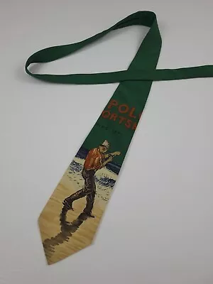 Vintage Polo Ralph Lauren Sportsman Neck Tie Vtg RL Country Rare Spring 1991 USA • $109.99