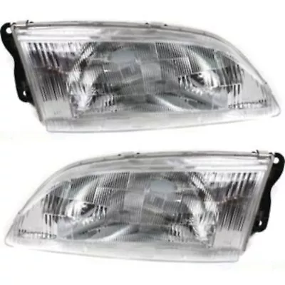 Headlight Set For 98-99 Mazda 626 Left And Right With Bulb 2Pc • $70.92