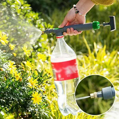 £5.29 • Buy High Pressure Air Pump Sprayer Drink Bottle Spray Head Nozzle Manual Garden