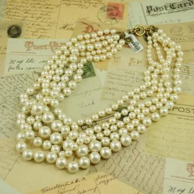 $39.99 • Buy Nwt Jcrew J Crew Pearl Twisted Hammock Necklace $98