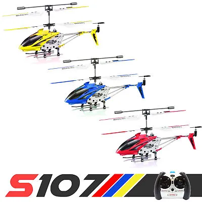 Syma S107G NEW RC Helicopter Phantom Metal 3.5CH Remote Control Toys W/ Gyro USA • $23.98