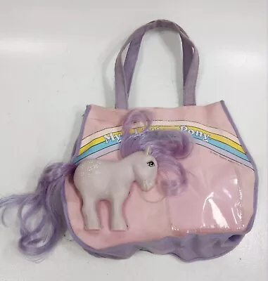 RARE My Little Pony Mini Tote Bag 'Bags Of Character' By Frankel & Roth 1983  • £13.15