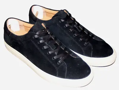 POLO Ralph Lauren Jermain II Suede Sneaker BLACK Size 9 9D MSRP $148 • $74.99
