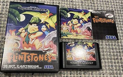 SEGA MEGA DRIVE THE FLINTSTONES PAL CIB- Close To Mint • $199.95