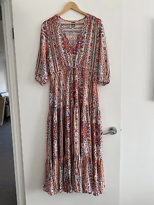 Jaase Boho Tessa Dress Size XL⭐️Maxi 🔆drawstring • $62.80