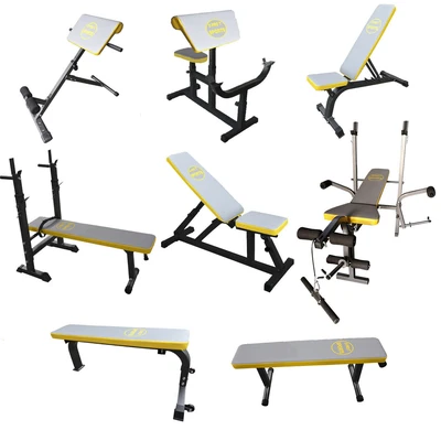 £59.99 • Buy Weights Gym Bench Training Multi Fitness Preacher Butterfly Exercise Incline