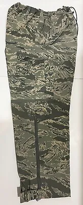 US Military Camo Mens Medium Regular Green ABU Tiger Stripe Rain Pants • $39.99