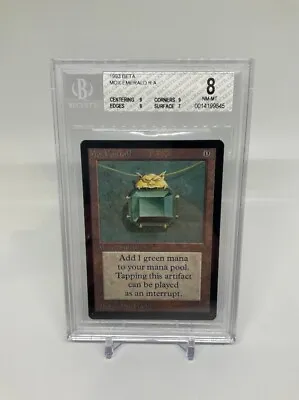 Mox Emerald 1993 Beta Magic The Gathering Beckett 8 NM-MT • $10499