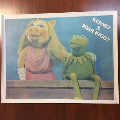 Muppets Kermit And Miss Piggy *Rare *Vintage Movie Poster 1980's Mint Condition • $99