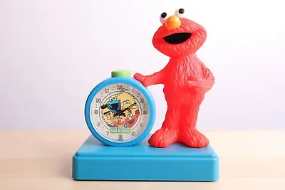 Sesame Street ELMO Musical Alarm Clock Batteries Not Included - 1997 • $29.99
