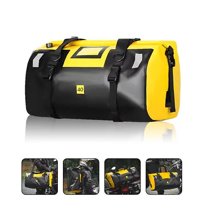 Motorcycle Waterproof Tail Bags Multi-functional Motocross Seat Bag Universal 40 • $36.41