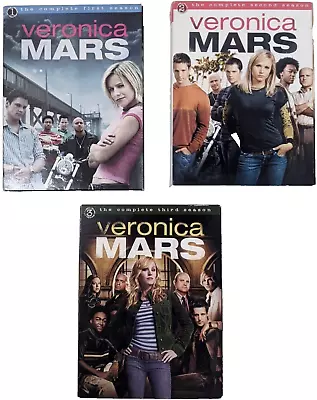 FACTORY SEALED HARD CASES Veronica Mars Complete Series DVD Set Seasons 1 2 3 • $59.99