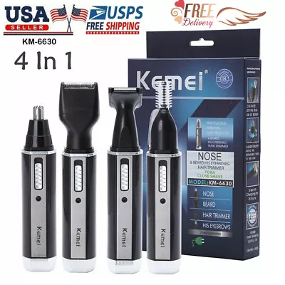 4 In 1 Mens Grooming Kit With USB Rechargeable Nose And Ear Hair Trimmer For Men • $15.99