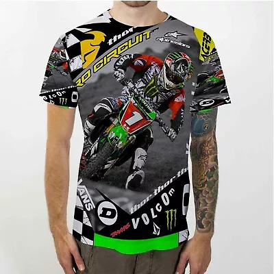Ryan Villopoto Motocross Sport Tee Polyester Tshirt Men's T-Shirt • $18.99