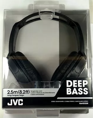 HARX330 JVC Full Size Over-Ear Headphones Allows For Comfortable Long Listening • $16.88