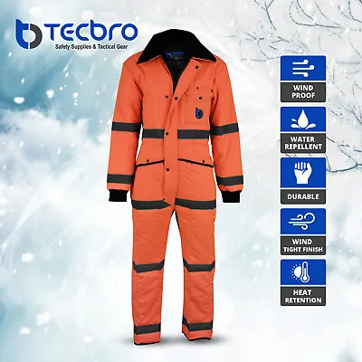 Hi-Vis Tecbro Chill Bloc Insulated Coverall Extreme Cold Weather Freezer Suit  • $285