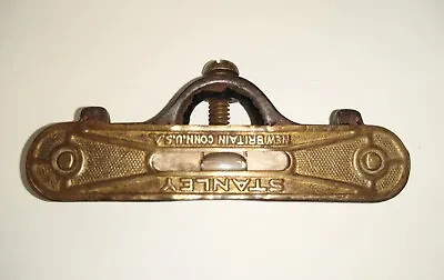 Vintage Stanley String Line Level Brass & Cast Iron 3  Pocket Level Antique USA! • $15