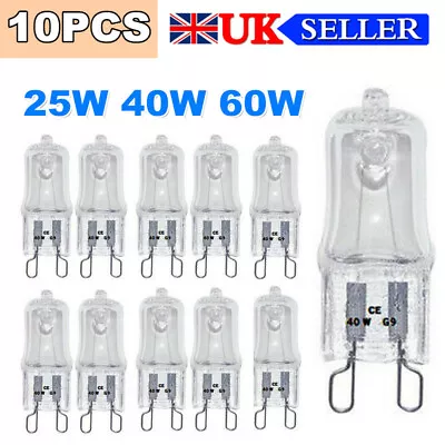 10x G9 Oven Halogen Bulb Cooker Appliance Lamp 25/40/60W 240v Dimmable Interior • £2.44