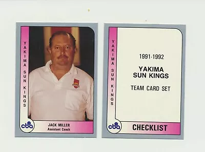 Partial Team Set Of 1991/92 CBA ProCards Yakima Sun Kings (PEO) • $3.50