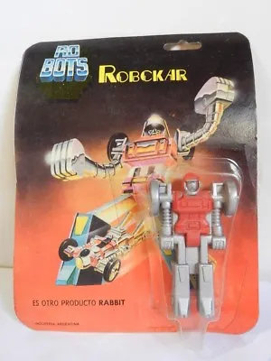 Vintage Robots Tranformers Ro Bots Robckar Brand Rabbit Sealed Made In Argentina • $40