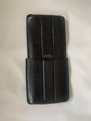 Black Leather 3 Finger Cigar Case Holder • $15