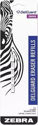 Zebra DelGuard Mechanical Pencil Eraser Refills 5-Count • $35.95