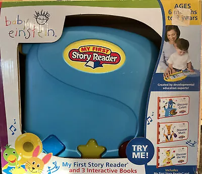 My First Story Reader W 3 Baby Einstein Interactive Discover Books 2007 Boxed • $24.90