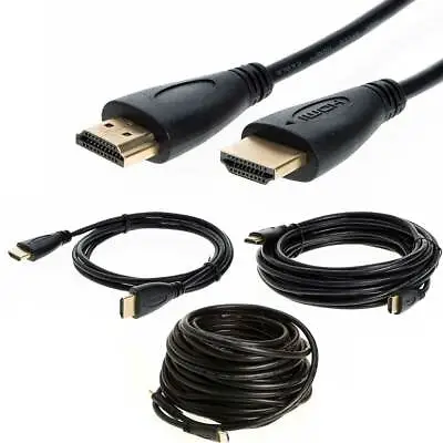 HDMI Cable High Speed 1080P HDTV 3ft 10ft 12ft 15ft 30ft 50ft 75ft 100ft PS3 LOT • $99.99