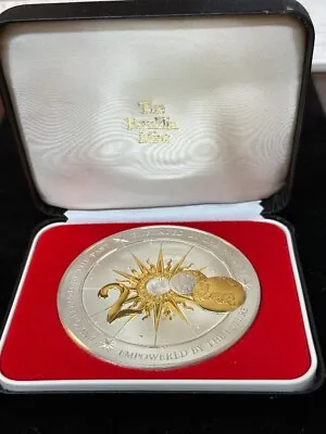 2000 Franklin Mint Millennium .925 Sterling Silver Art Calendar Medal (208 G) • $349.99