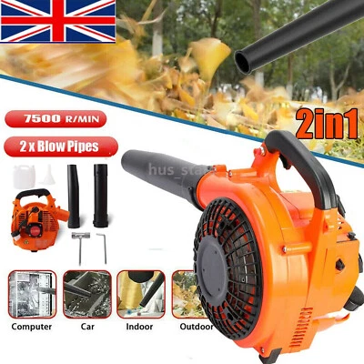 £62.75 • Buy 26cc Garden Yard Handheld Petrol Leaf Blower Powerful 2Stroke Air Cooled Engine