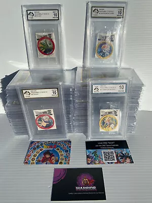 DBZ Dragon Ball Z SEALED Tazo Dizk Series 1 COMPLETE SET 40/40 CGA MINT PRISTINE • $7000