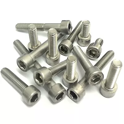 £1.75 • Buy M4 M5 M6 M8 A2 Stainless Steel Allen Bolts Socket Cap Screws Hex Head DIN 912