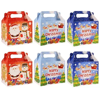 12 Kids Card Birthday Party Favour Lunch Treat Gift Filler Loot Boxes CHRISTMAS • £4.69