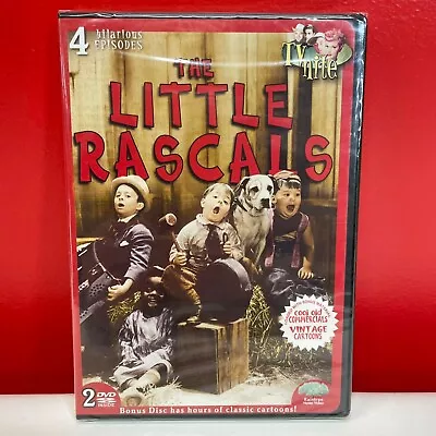 Vintage The Little Rascals DVD 2 Discs 4 Episodes Commercials Classic Cartoons • $2.79