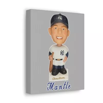 Mickey Mantle Bobble Head/Nodder Canvas Gallery Wraps • $16.99