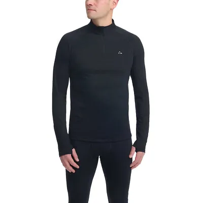 Paradox Men's 1/4 Zip Merino Wool Blend Base Layer Top • $19.99