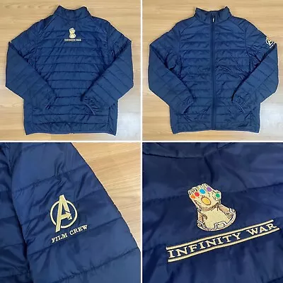 Avengers Infinity War Marvel Studios Film Crew Jacket Core 365 Small Embroidered • $399.99