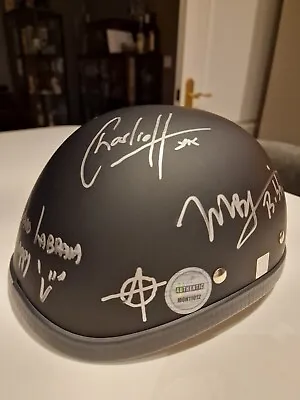 Sons Of Anarchy Signed Motorcycle Helmet - Jax Happy Tig Bobby Opie • $1182.85