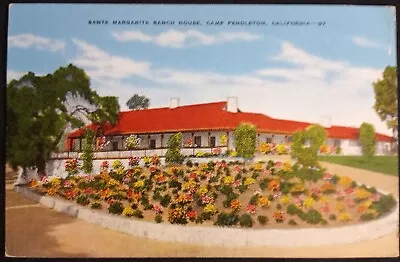 Camp Pendleton California CA Marine Santa Margarita Ranch House Postcard A26 • $5.99