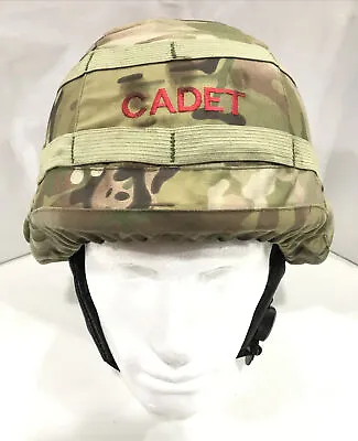 Cadet Forces Genuine G1 Helmet + G1 MTP Cover 1 Size Fits 52cm To 64cm #1928 • £19.95